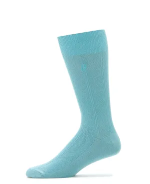 Textured Stitch Logo Socks