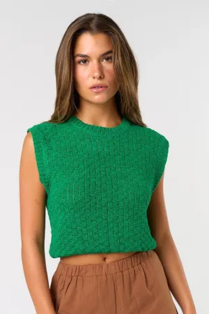 Textured Sweater Vest