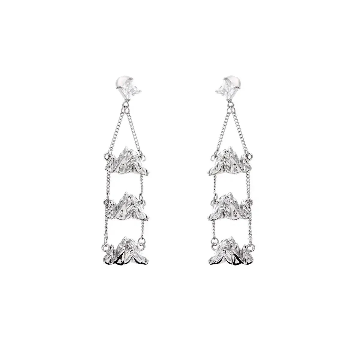 Textured Tassel Earrings