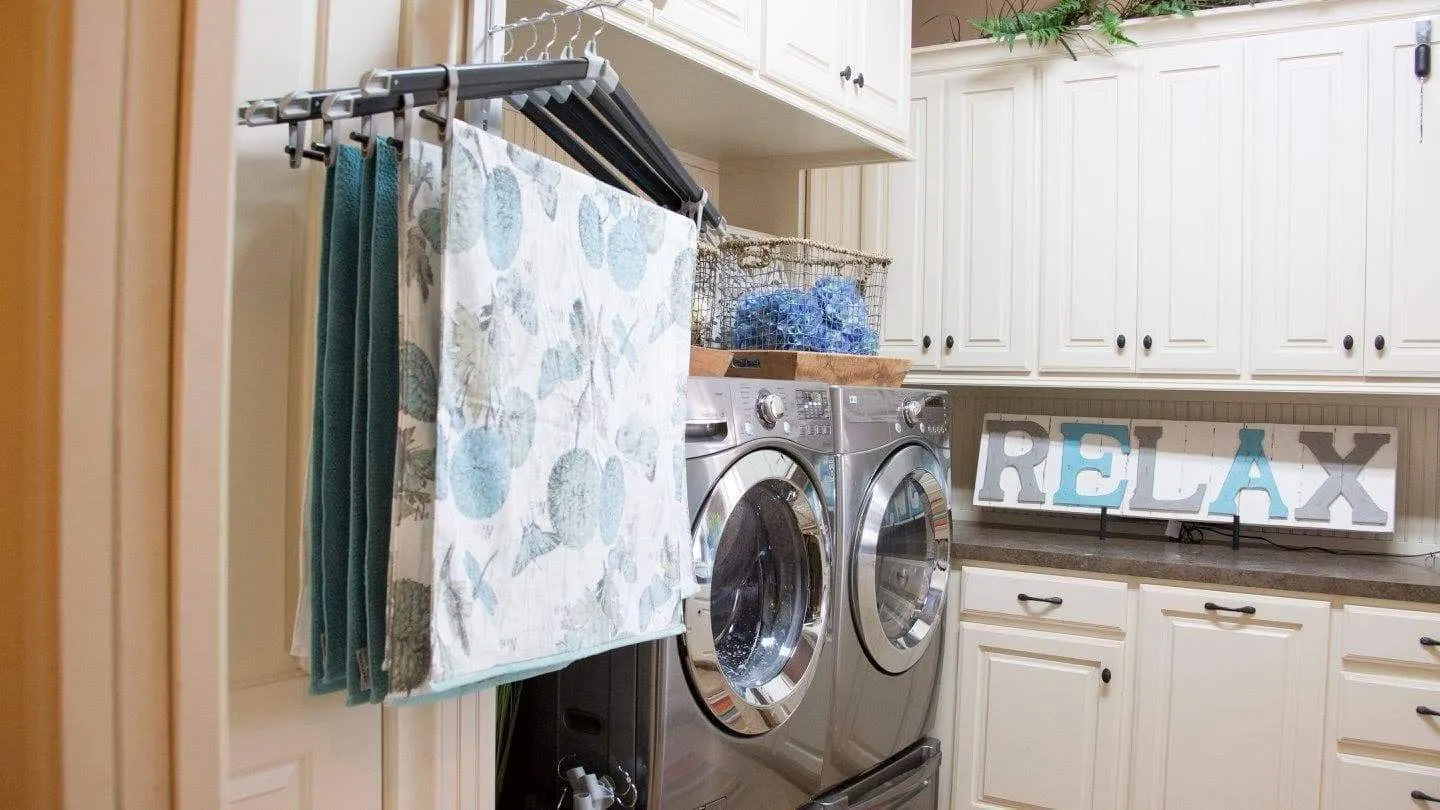 The Laundry Butler - Clothes Drying Rack Hangers for Laundry - 5 Extendable Cascading Hangers & Accessories for Draping, Flat Drying, Line Drying of Clothes and Laundry - Laundry Room Deluxe