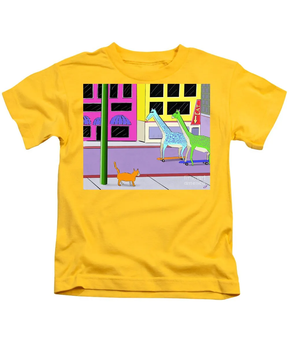 There Were Two Giraffes - Kids T-Shirt