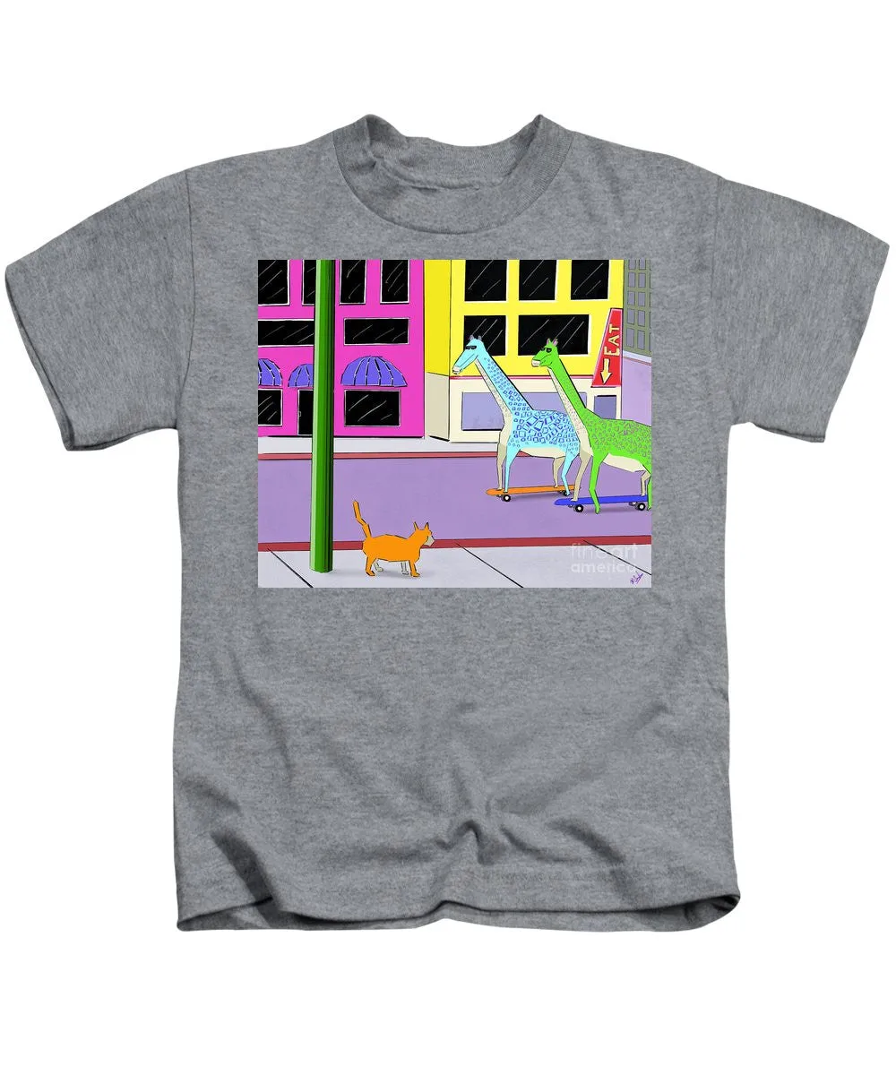 There Were Two Giraffes - Kids T-Shirt