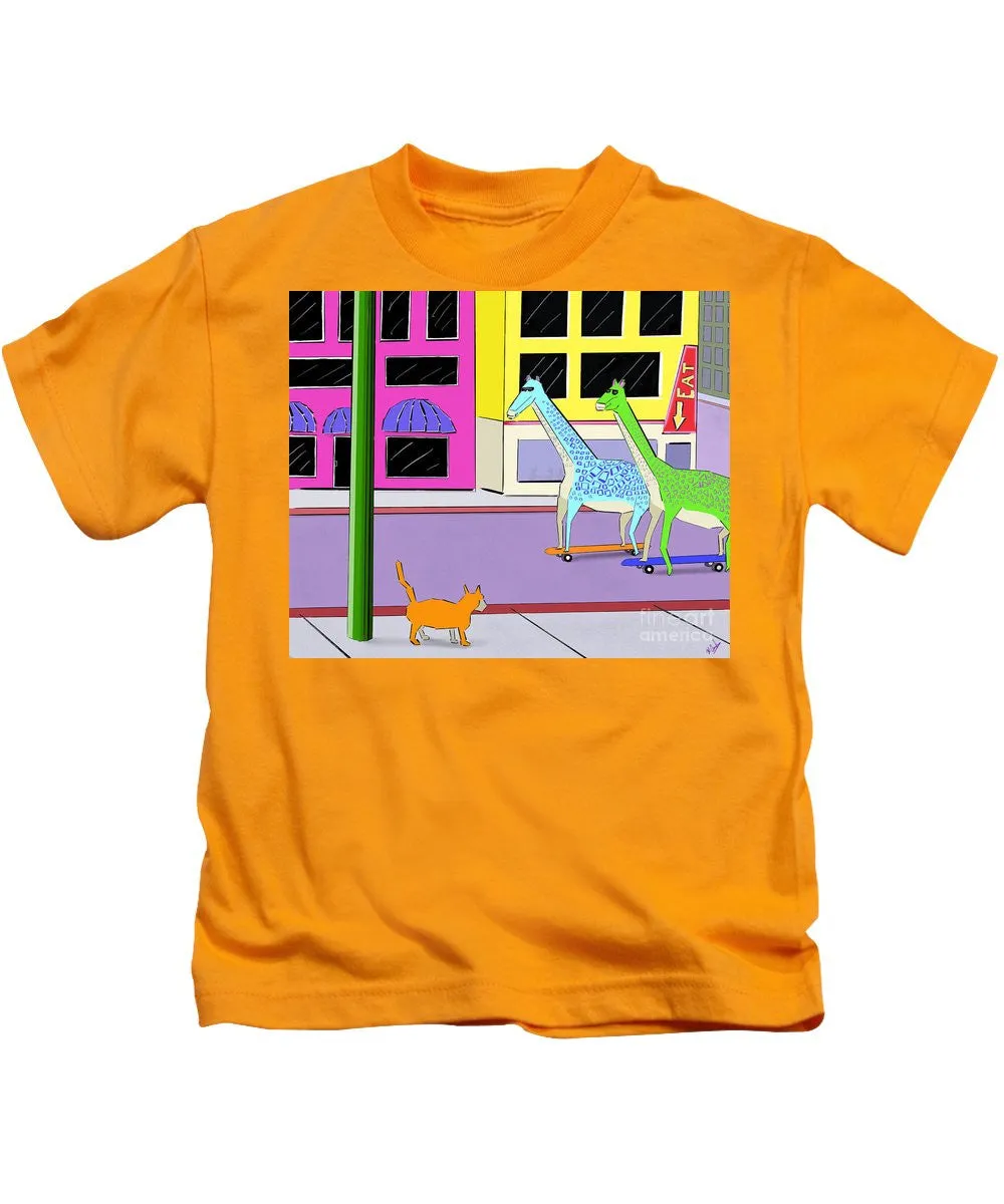 There Were Two Giraffes - Kids T-Shirt