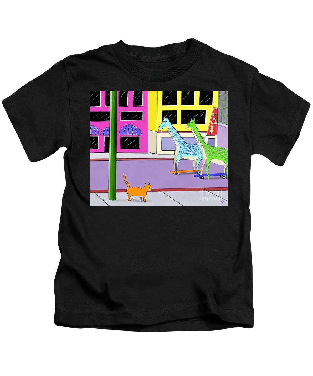 There Were Two Giraffes - Kids T-Shirt