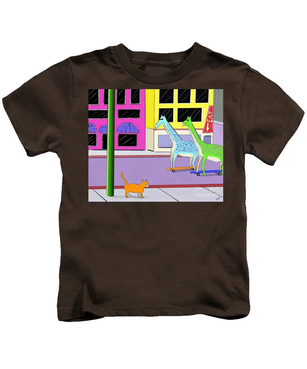 There Were Two Giraffes - Kids T-Shirt