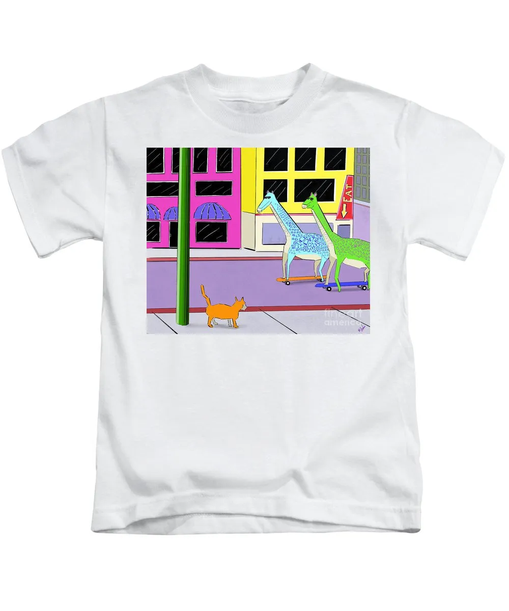 There Were Two Giraffes - Kids T-Shirt