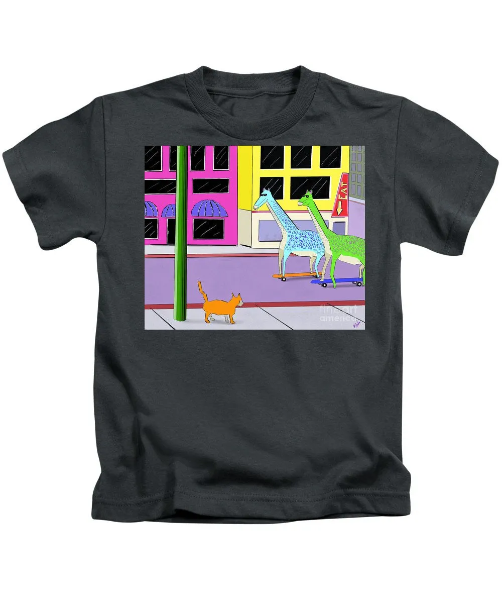 There Were Two Giraffes - Kids T-Shirt
