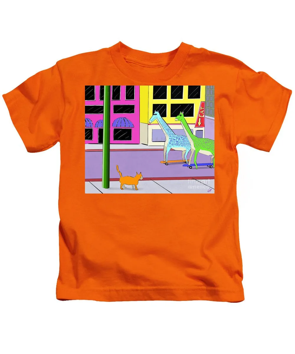 There Were Two Giraffes - Kids T-Shirt