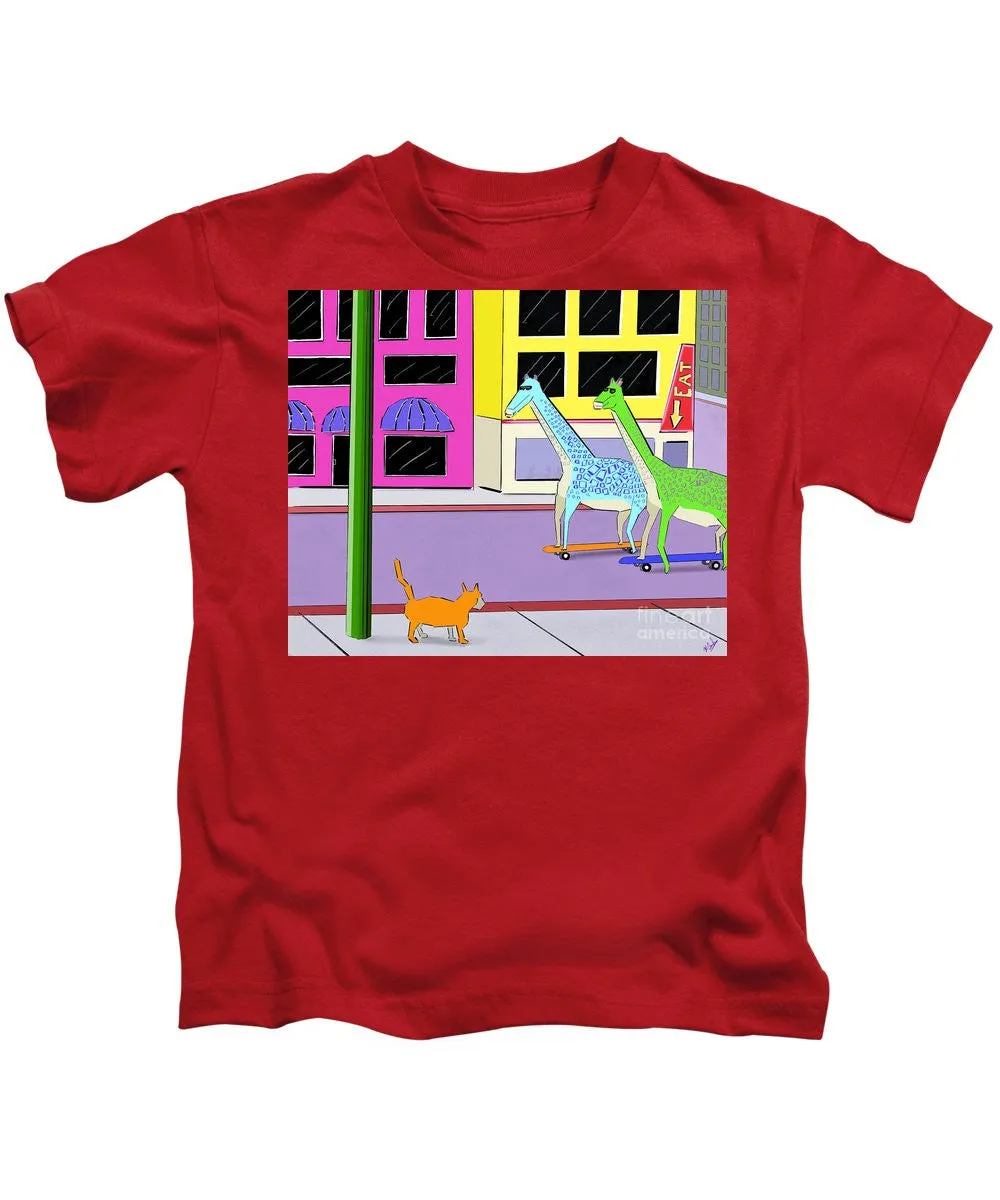 There Were Two Giraffes - Kids T-Shirt