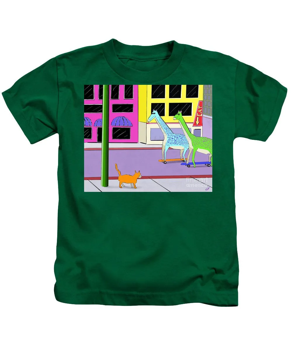 There Were Two Giraffes - Kids T-Shirt