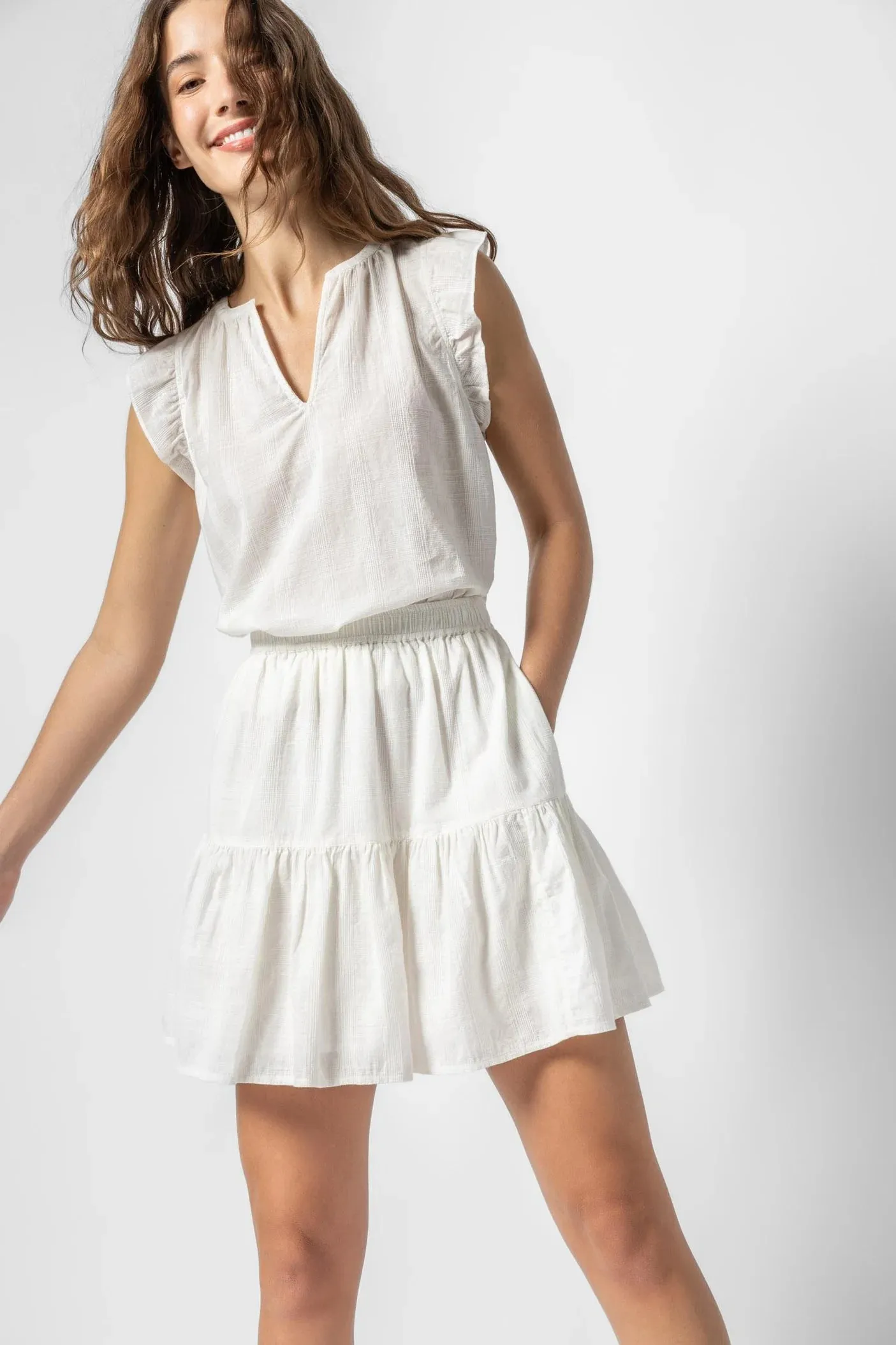 TIERED SHORT SKIRT