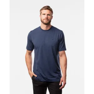 TRAVIS MATHEW MENS SCENIC VISTA T-SHIRT - HEATHER NAVY