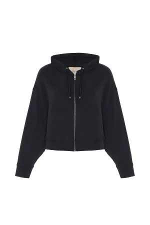TS Theo Cleo Cupro Drop Shoulder Hoodie Jacket