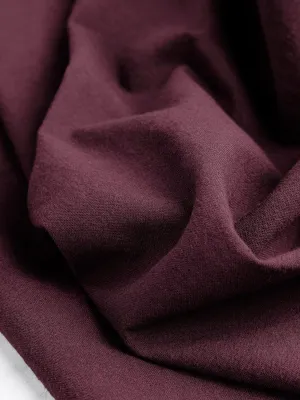 Tumbled Non Stretch Cotton - Mulberry