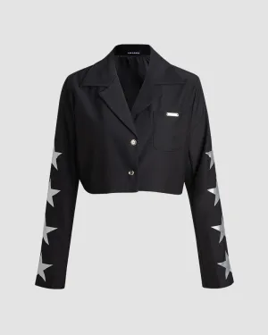 Twinklemere Starry Cropped Blazer