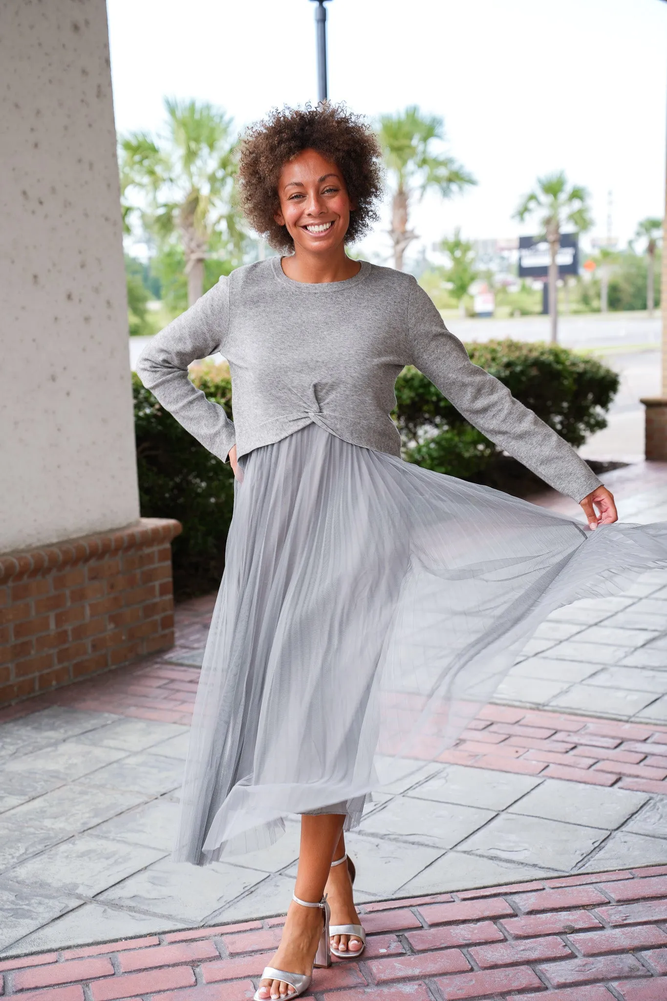 Twist Sweater Dress Set