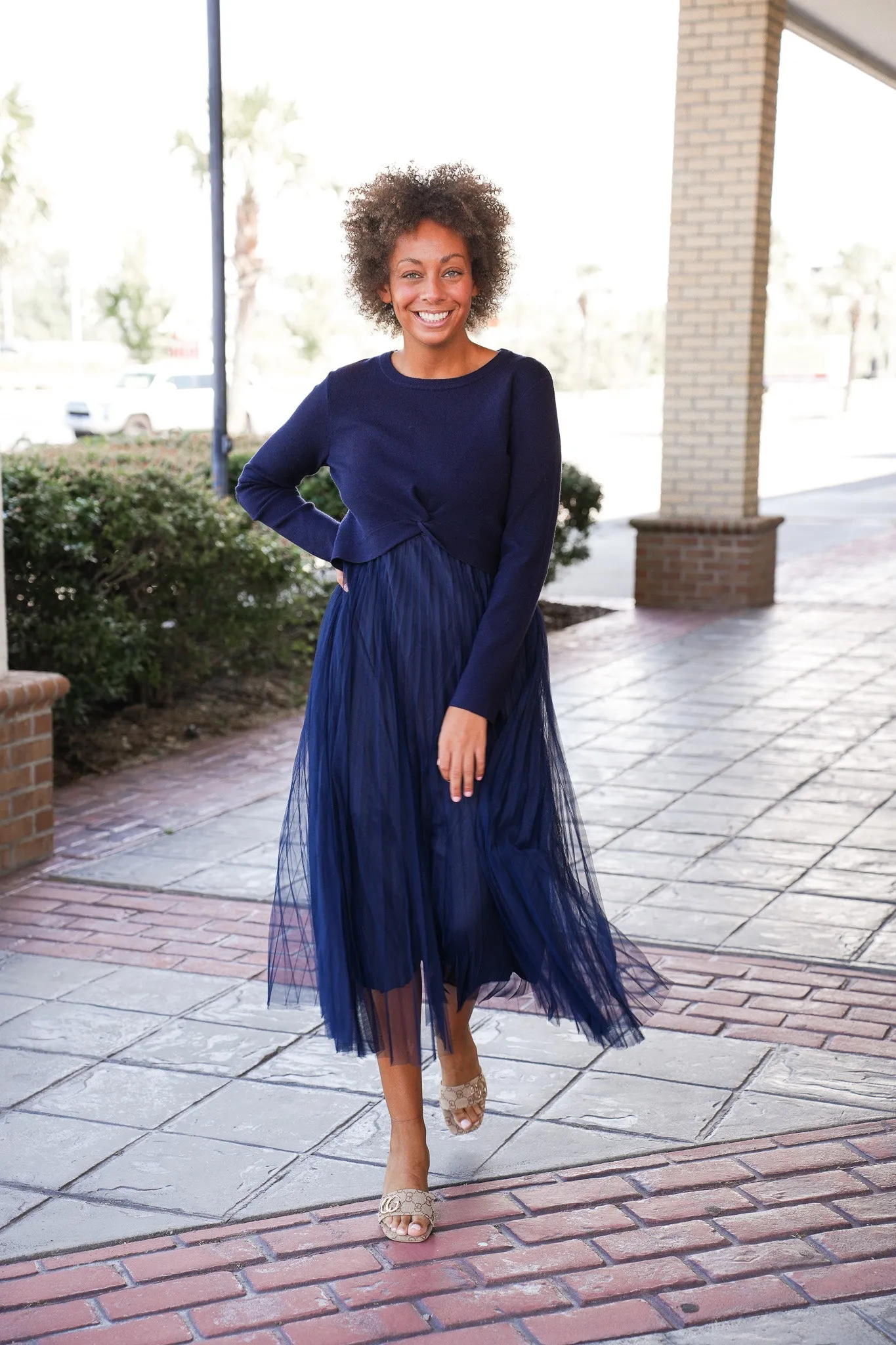 Twist Sweater Dress Set
