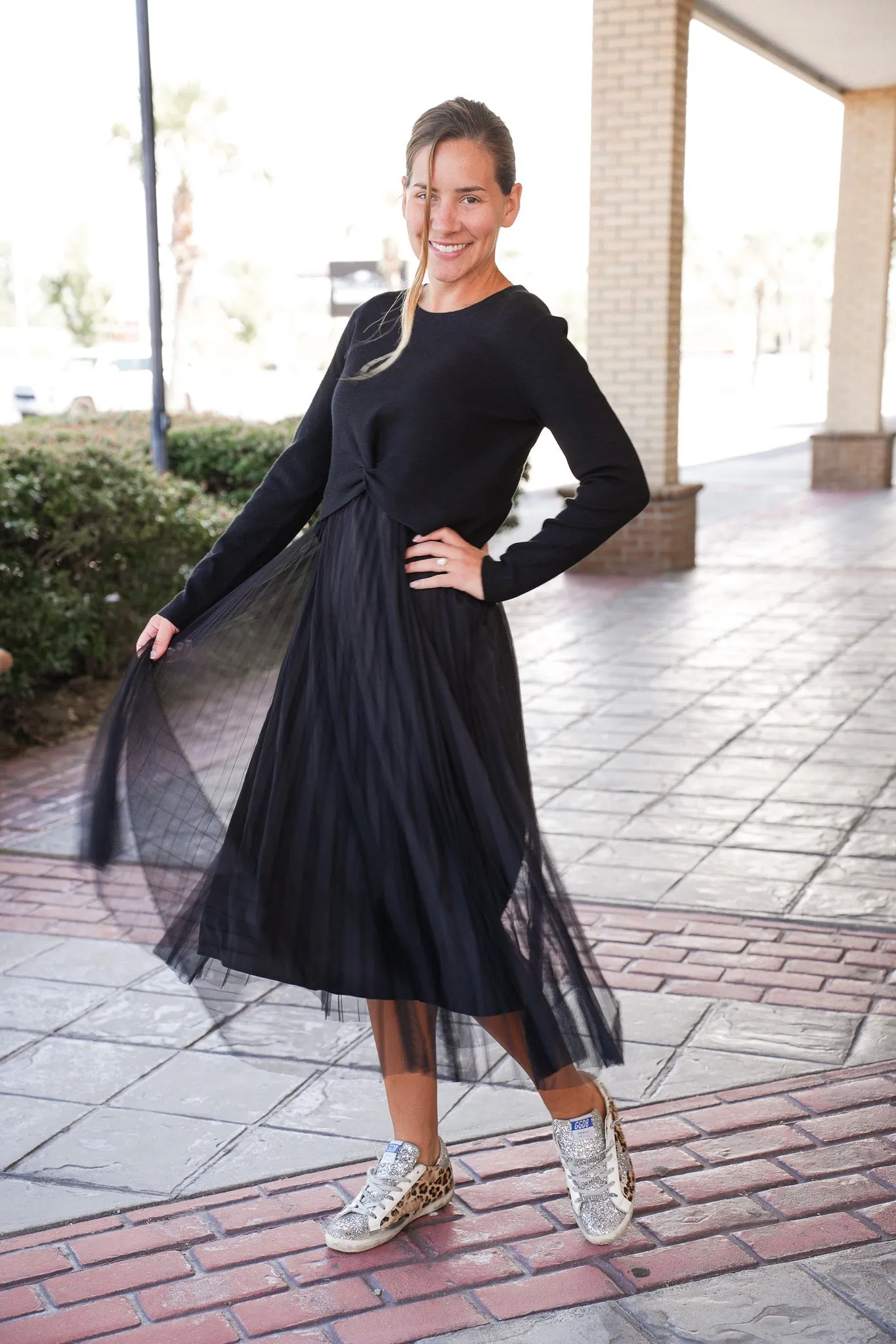 Twist Sweater Dress Set