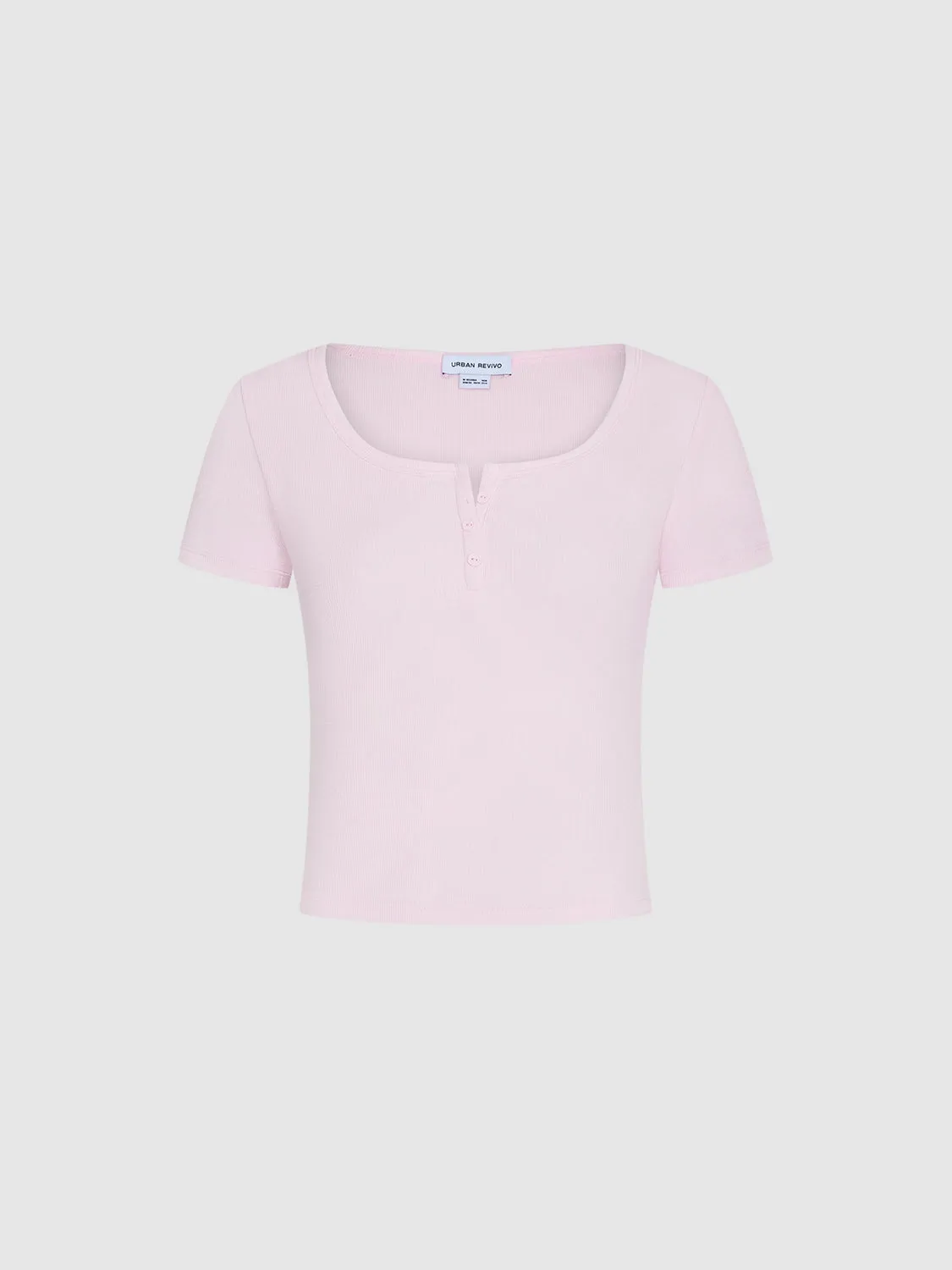 U-Neck Skinny T-Shirts