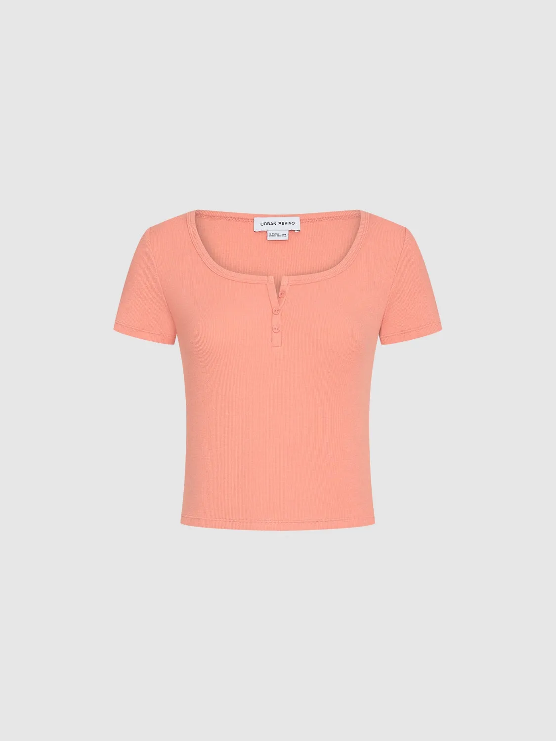 U-Neck Skinny T-Shirts