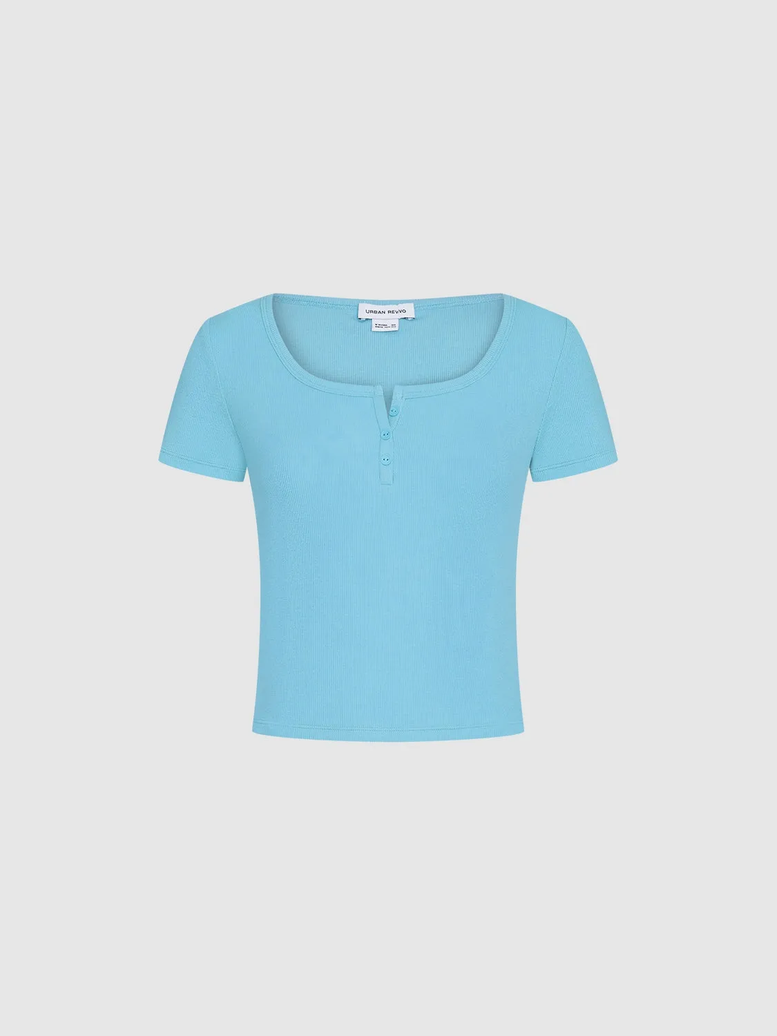 U-Neck Skinny T-Shirts