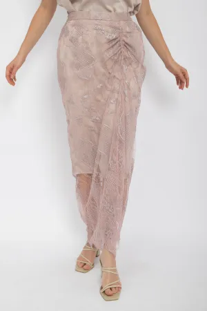 Uma Skirt in Rose Silver