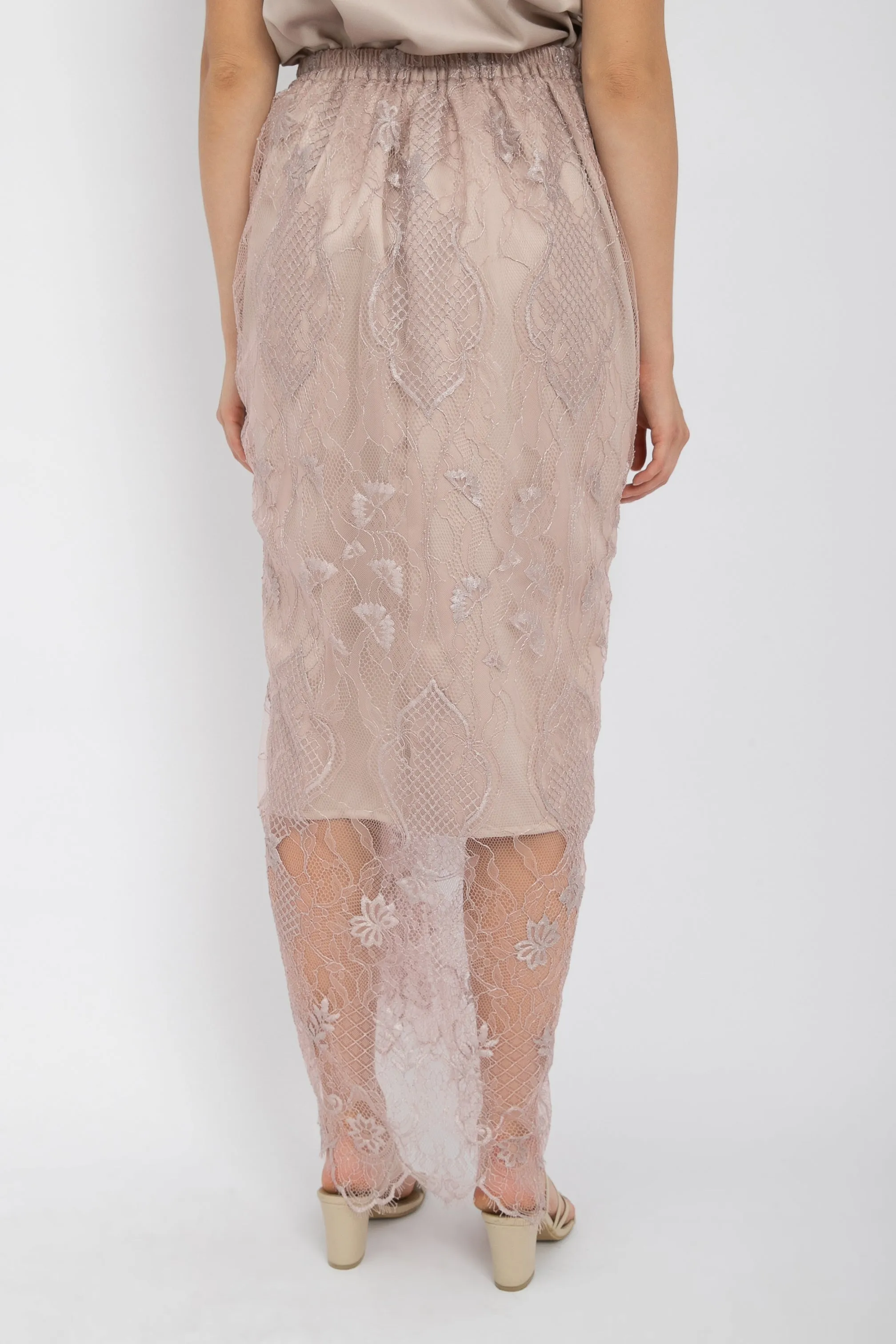 Uma Skirt in Rose Silver