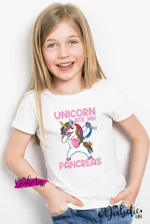 Unicorn ate my Pancreas - Kids Unisex T-Shirt