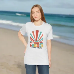 Unisex Short Sleeve t Shirt Summer Vibes Only