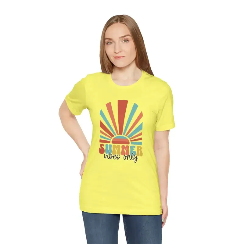 Unisex Short Sleeve t Shirt Summer Vibes Only