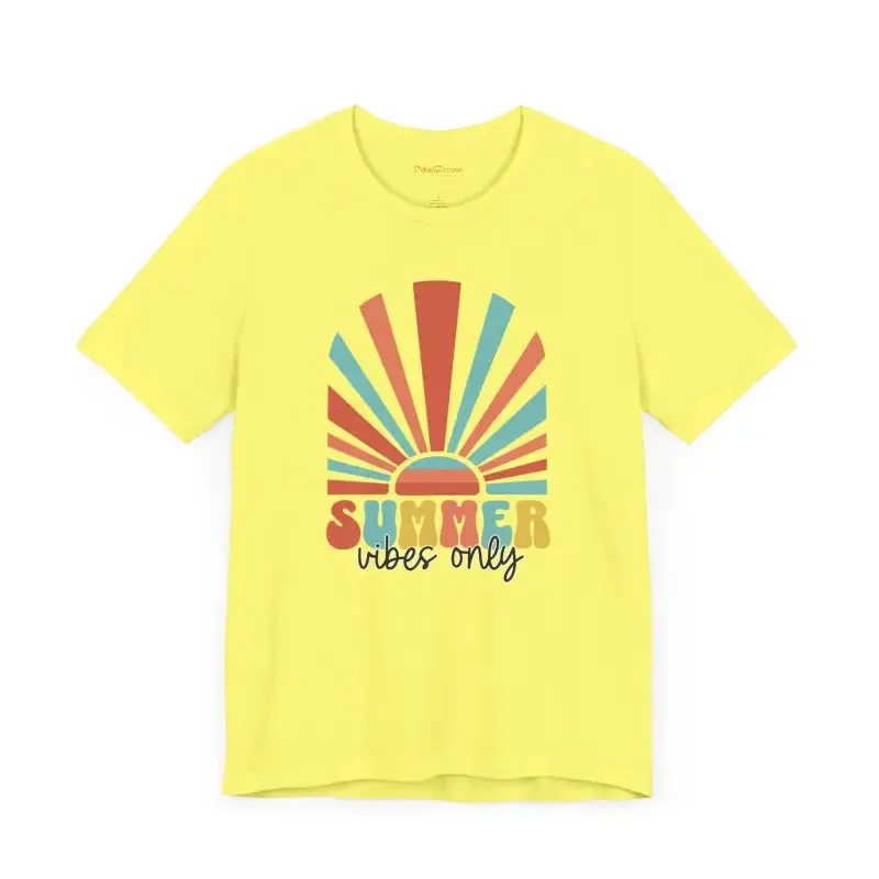 Unisex Short Sleeve t Shirt Summer Vibes Only