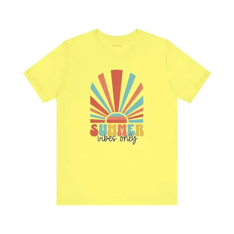 Unisex Short Sleeve t Shirt Summer Vibes Only