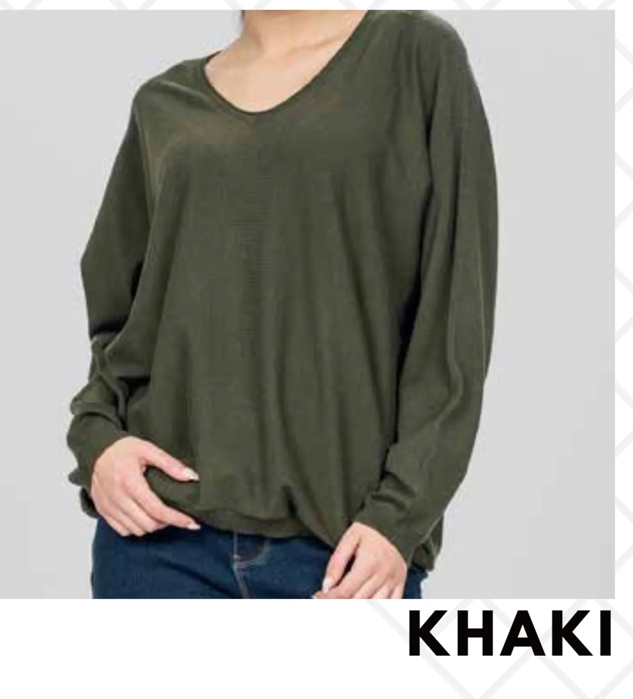V Neck Dolman sweaters 3 colours
