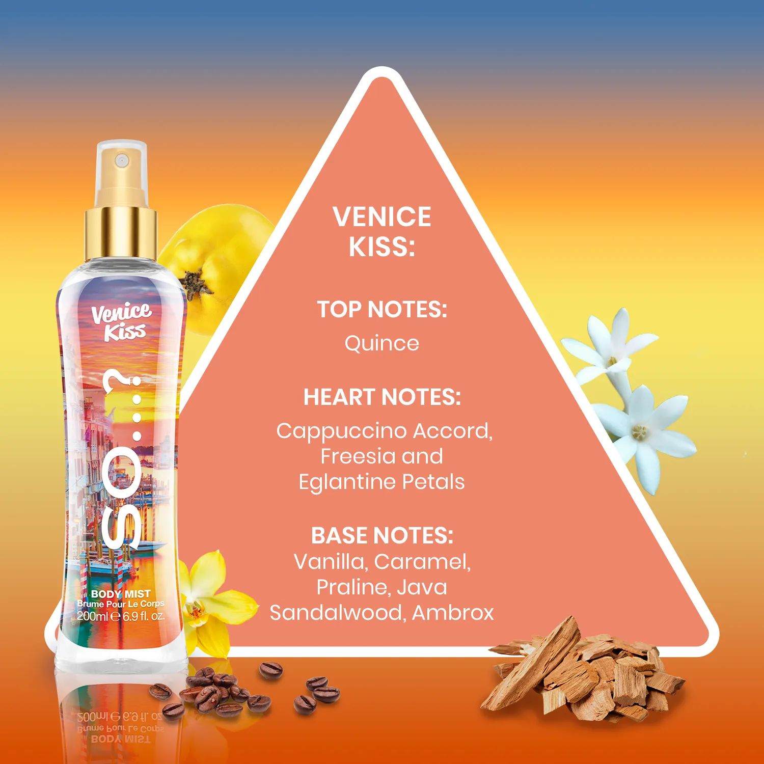 Venice Kiss Body Mist 200ml
