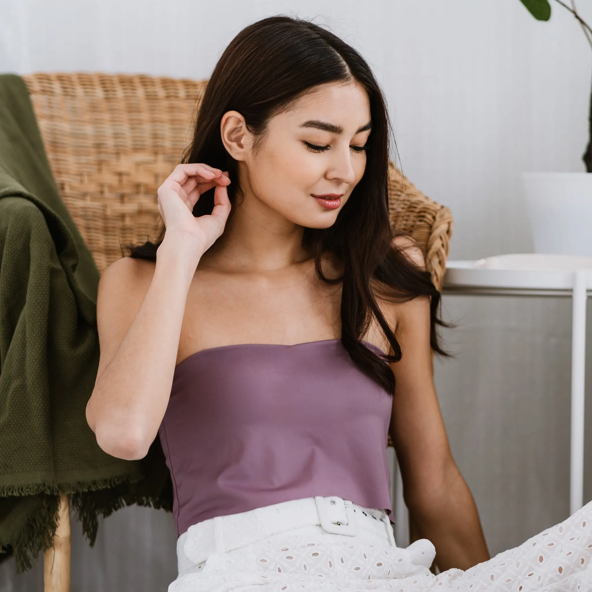 Versatile 3-in-1 Bra Top in Dewberry