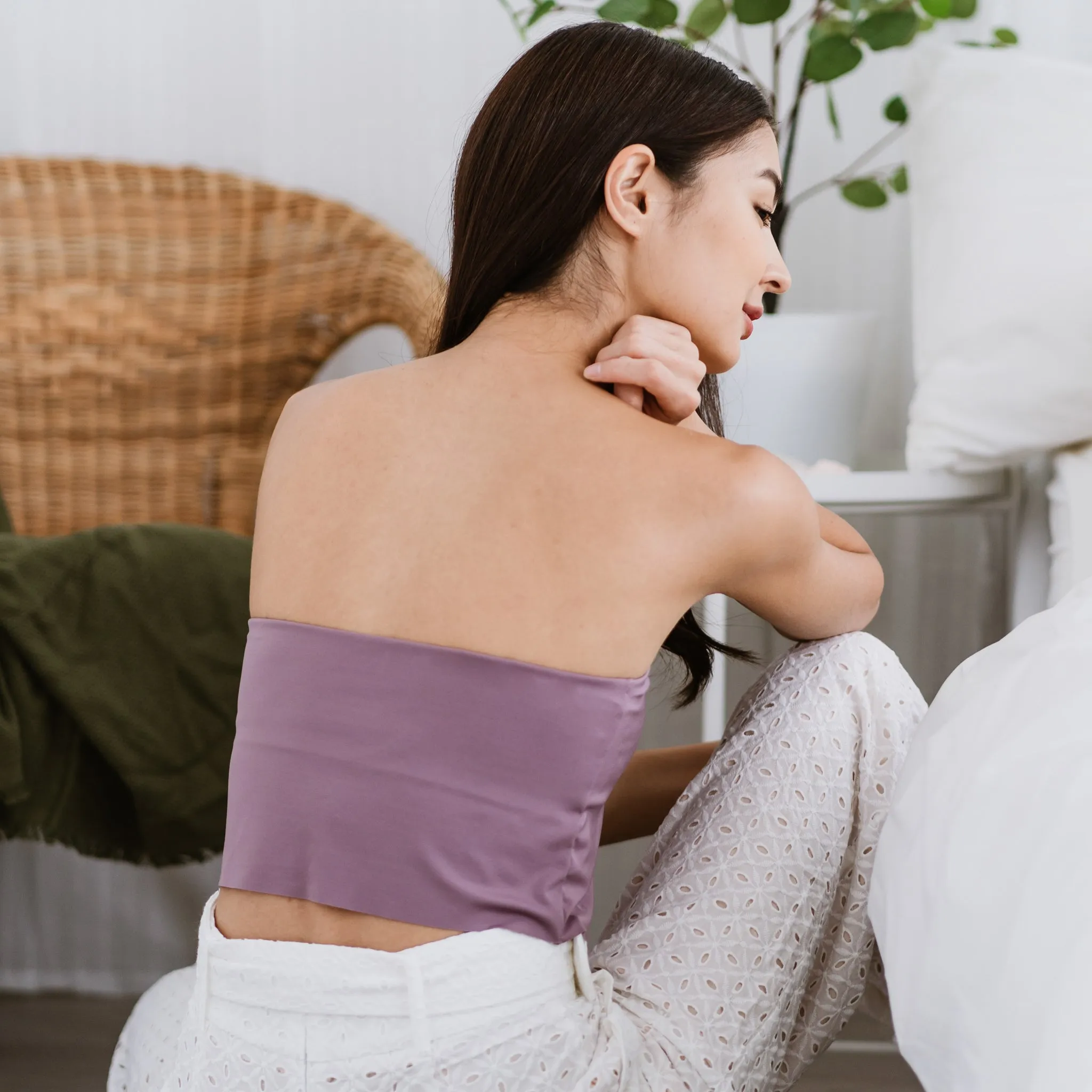 Versatile 3-in-1 Bra Top in Dewberry