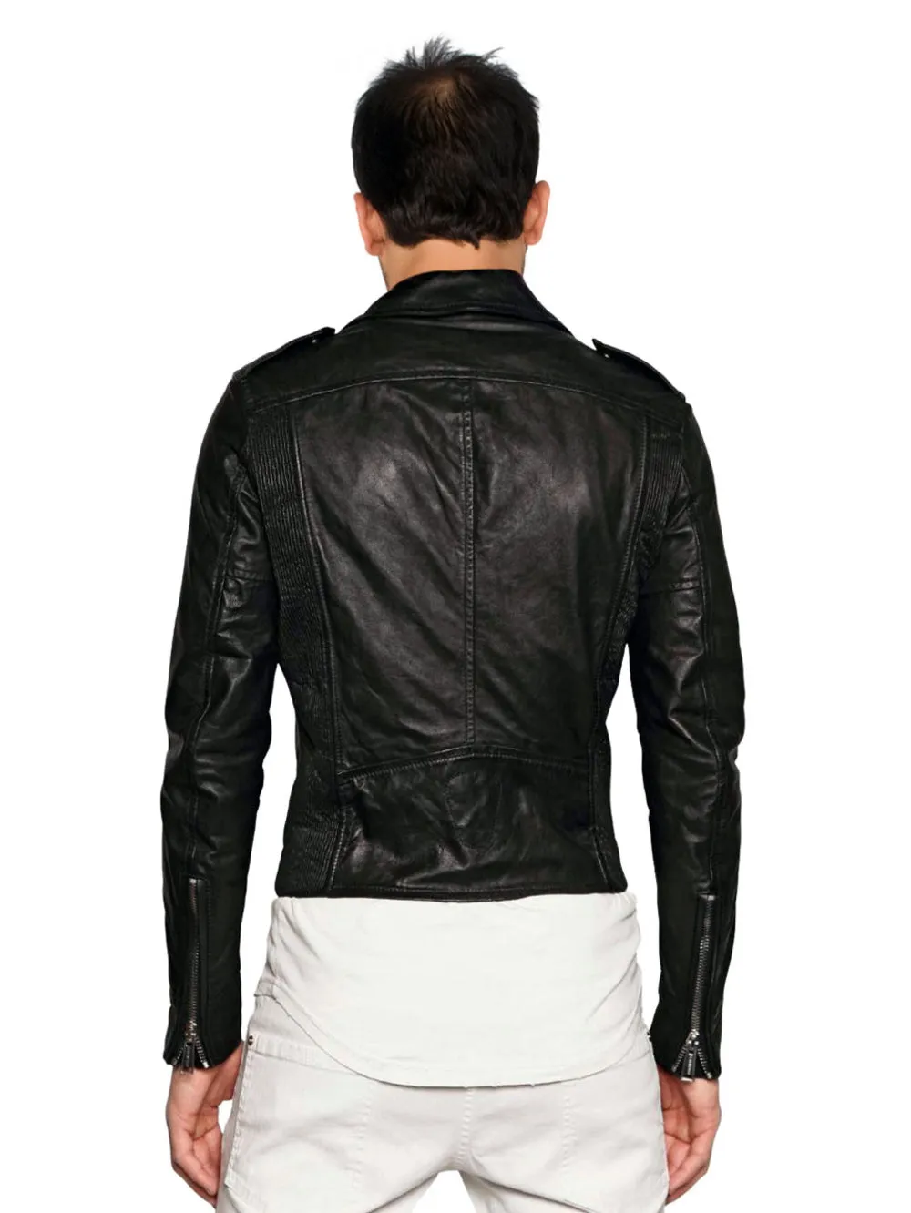 Versatile Edge Leather Jacket