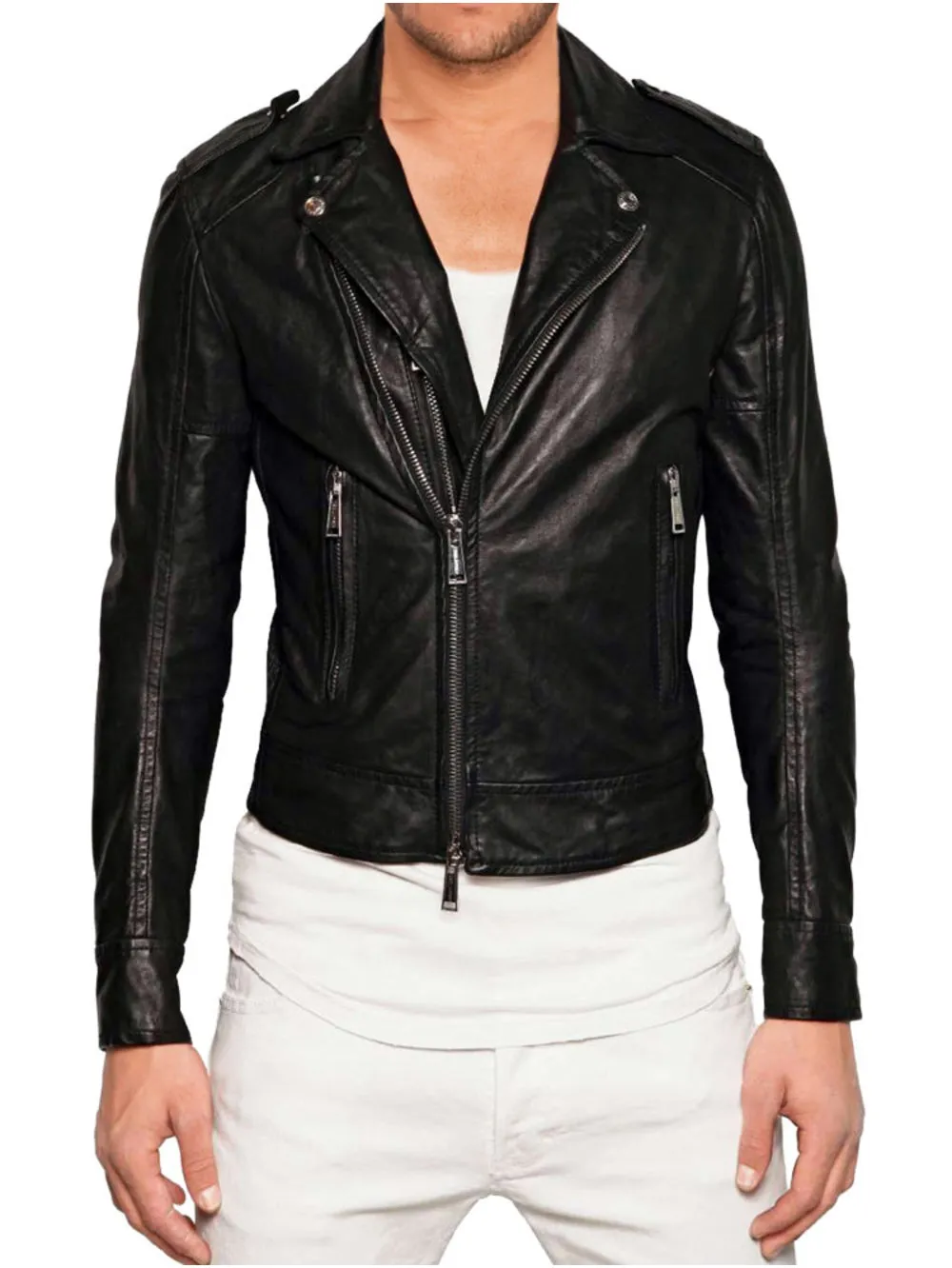 Versatile Edge Leather Jacket