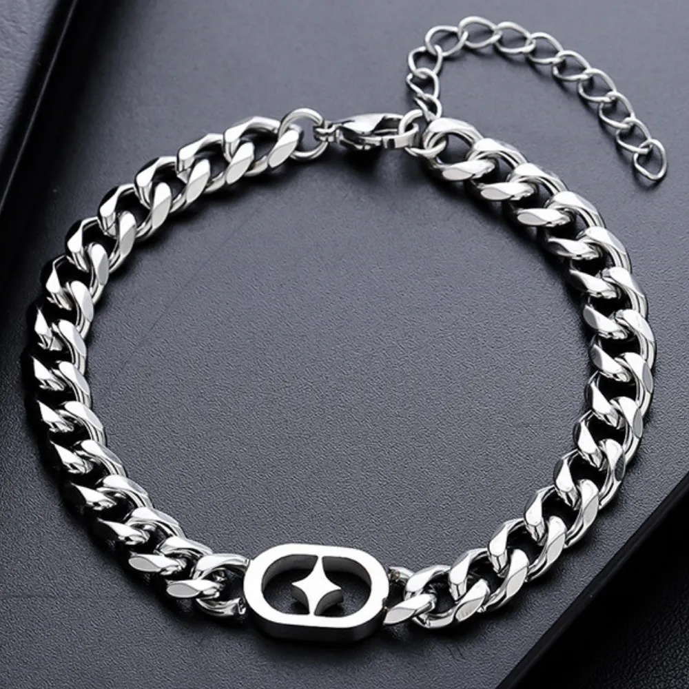Versatile Starburst Titanium Steel Bracelet