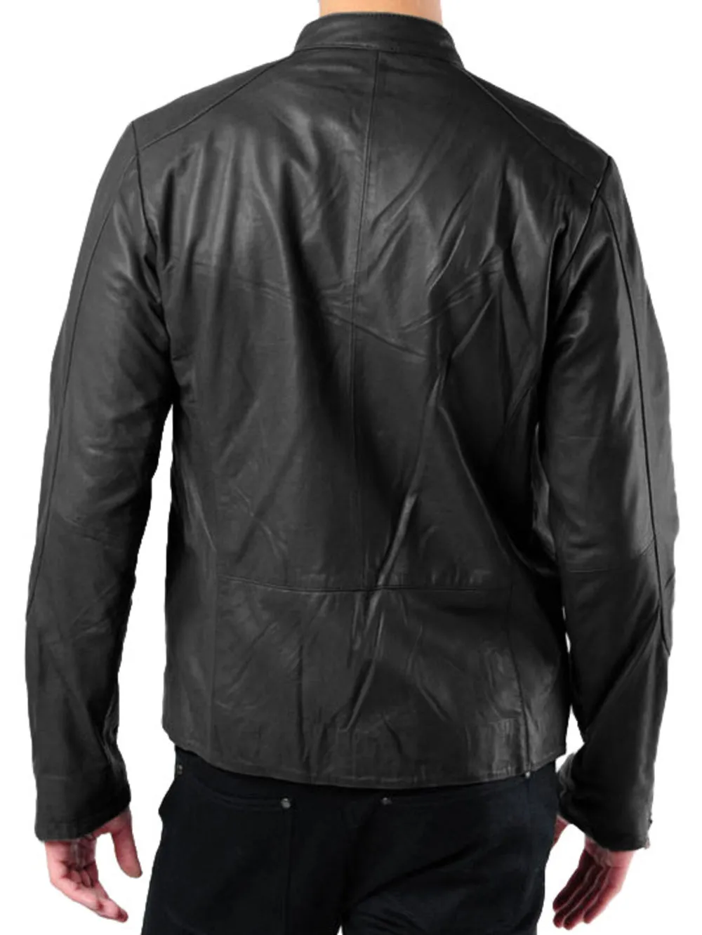 Versatile Utility Leather Jacket