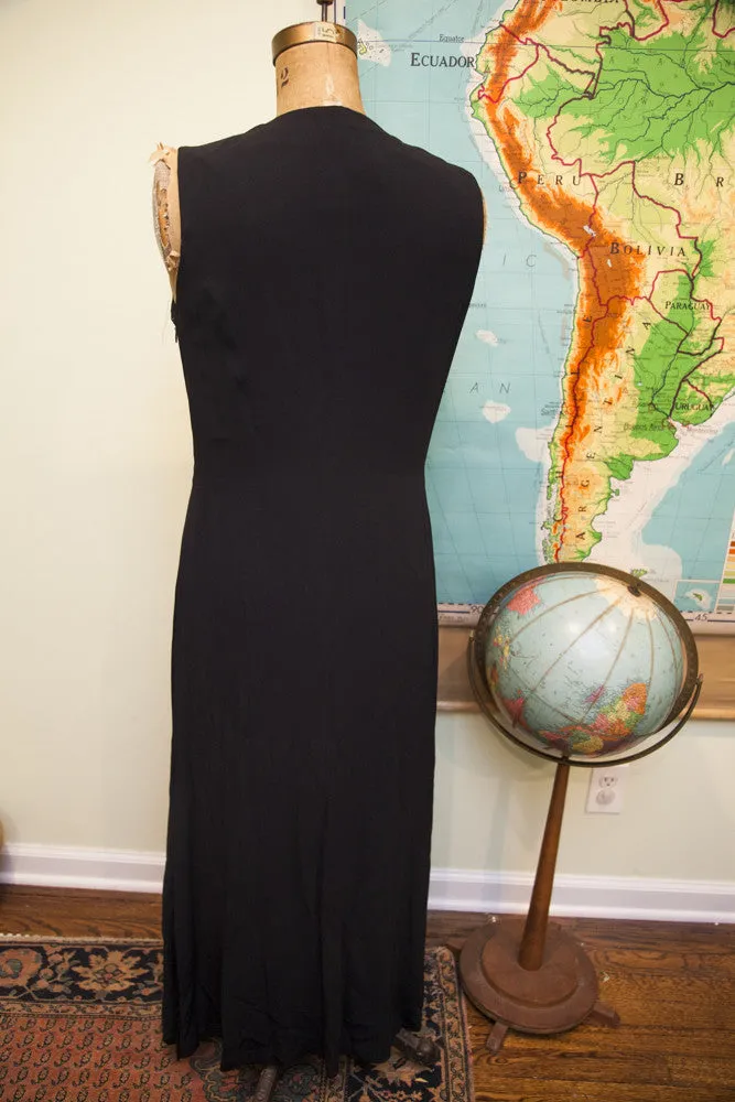 Vintage Moschino Black Dress