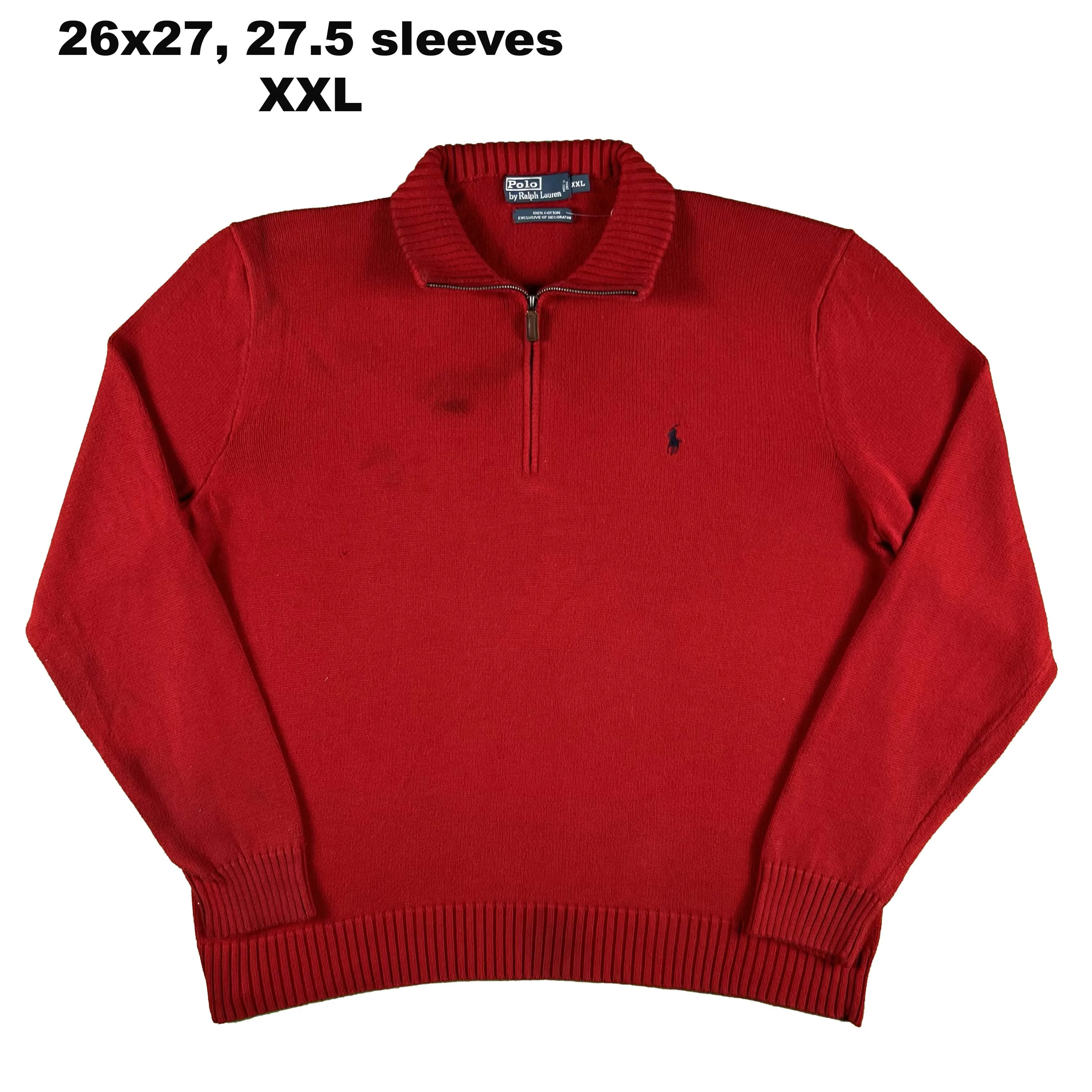 Vintage Polo Ralph Lauren Cotton 1/4 Zip Sweaters- SELECT SWEATER