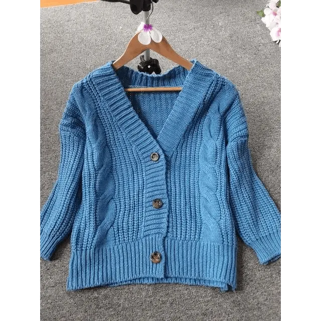 Vintage Warm Sweaters For Women Autumn Knit Sweater Cardigan For Female Casual Long Sleeve Button Knitted Sweaters Coat Winter Warm Clothes