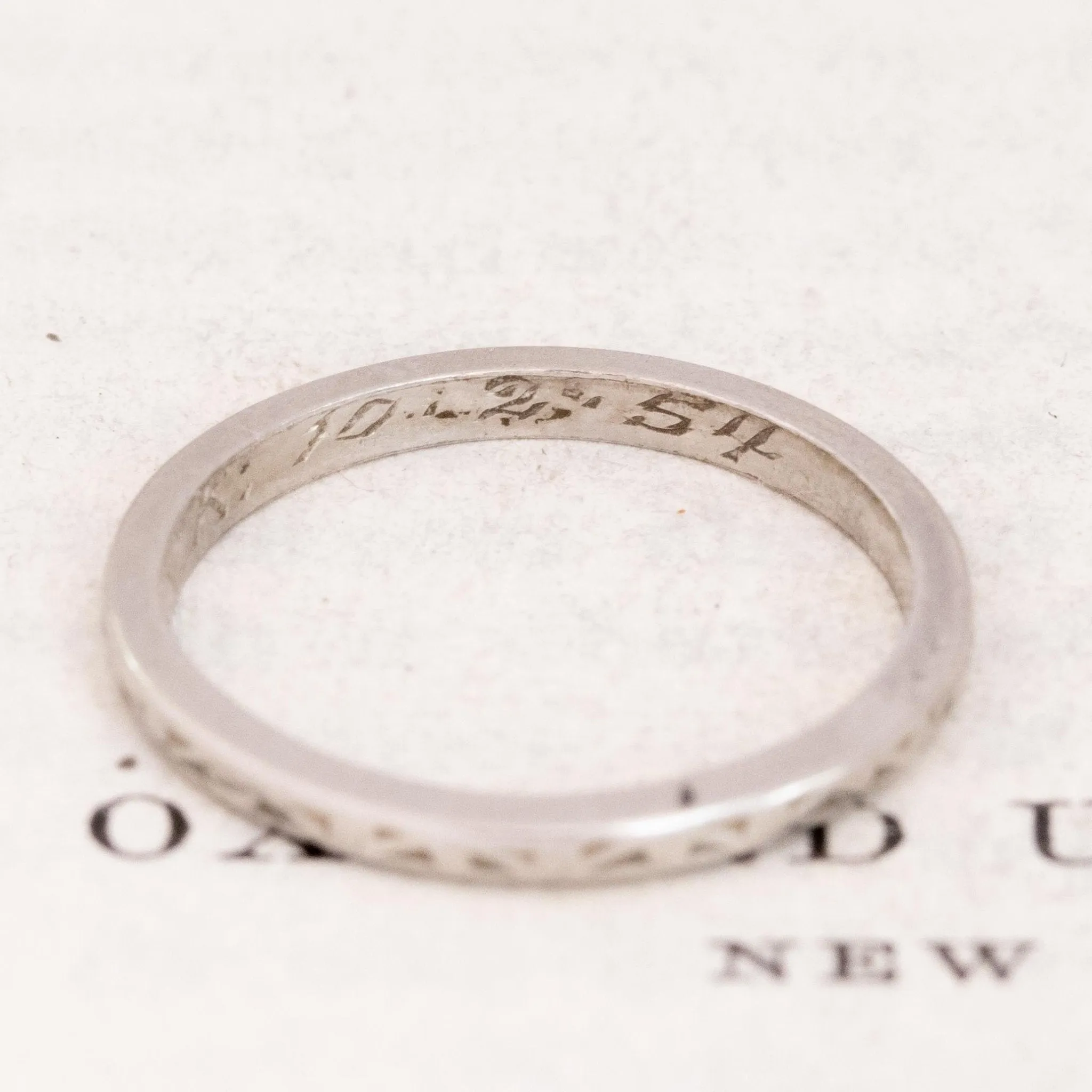 Vintage Wedding Band Circa 1954