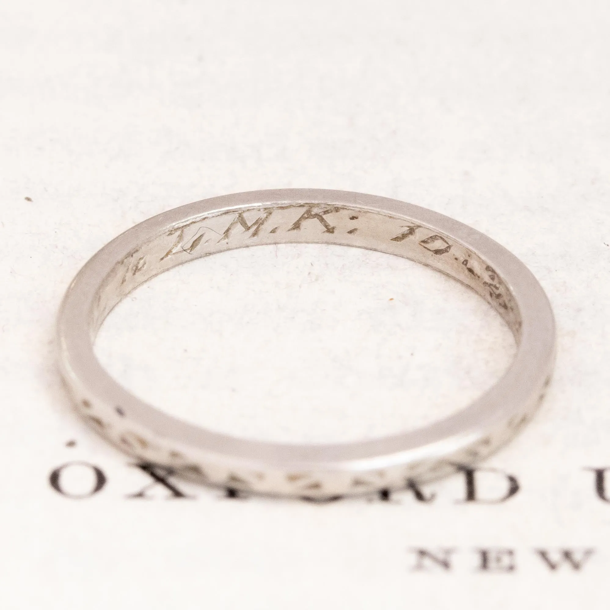 Vintage Wedding Band Circa 1954