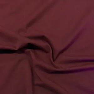 Viscose Gaberdine Twill Suiting - Wine