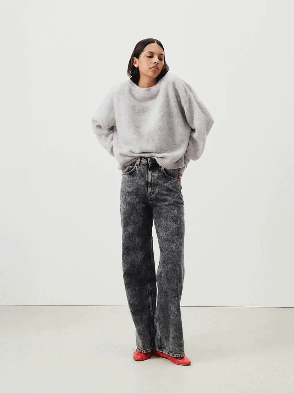 Vitow Sweater - LIGHT GREY MELANGE