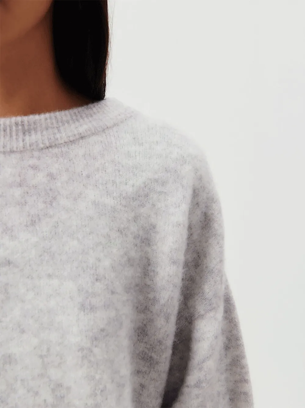 Vitow Sweater - LIGHT GREY MELANGE