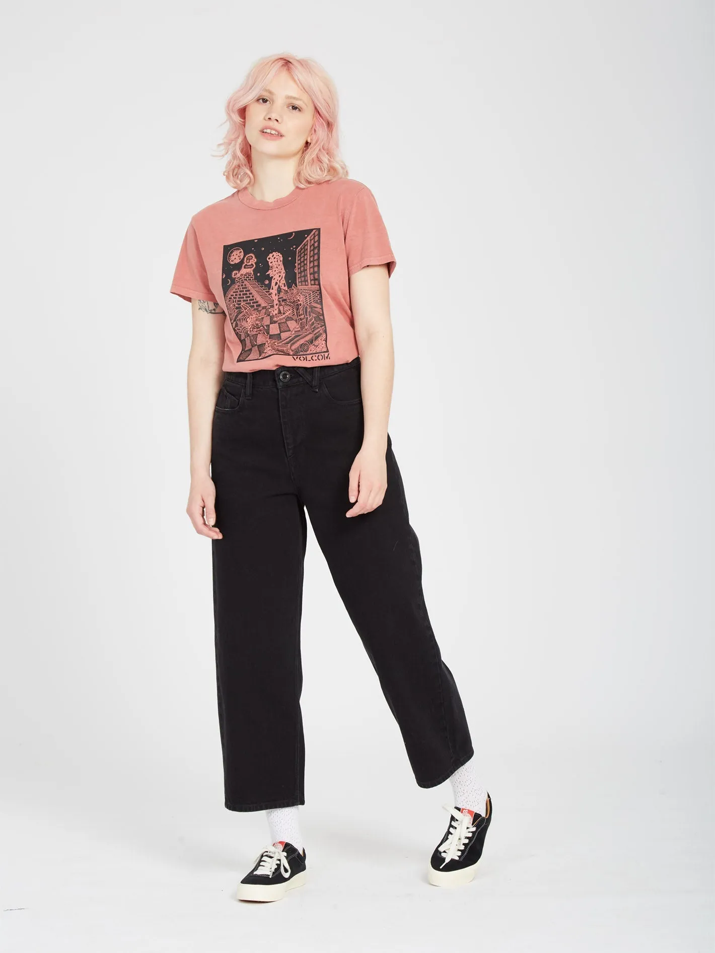 Volchedelic T-Shirt - ROSEWOOD