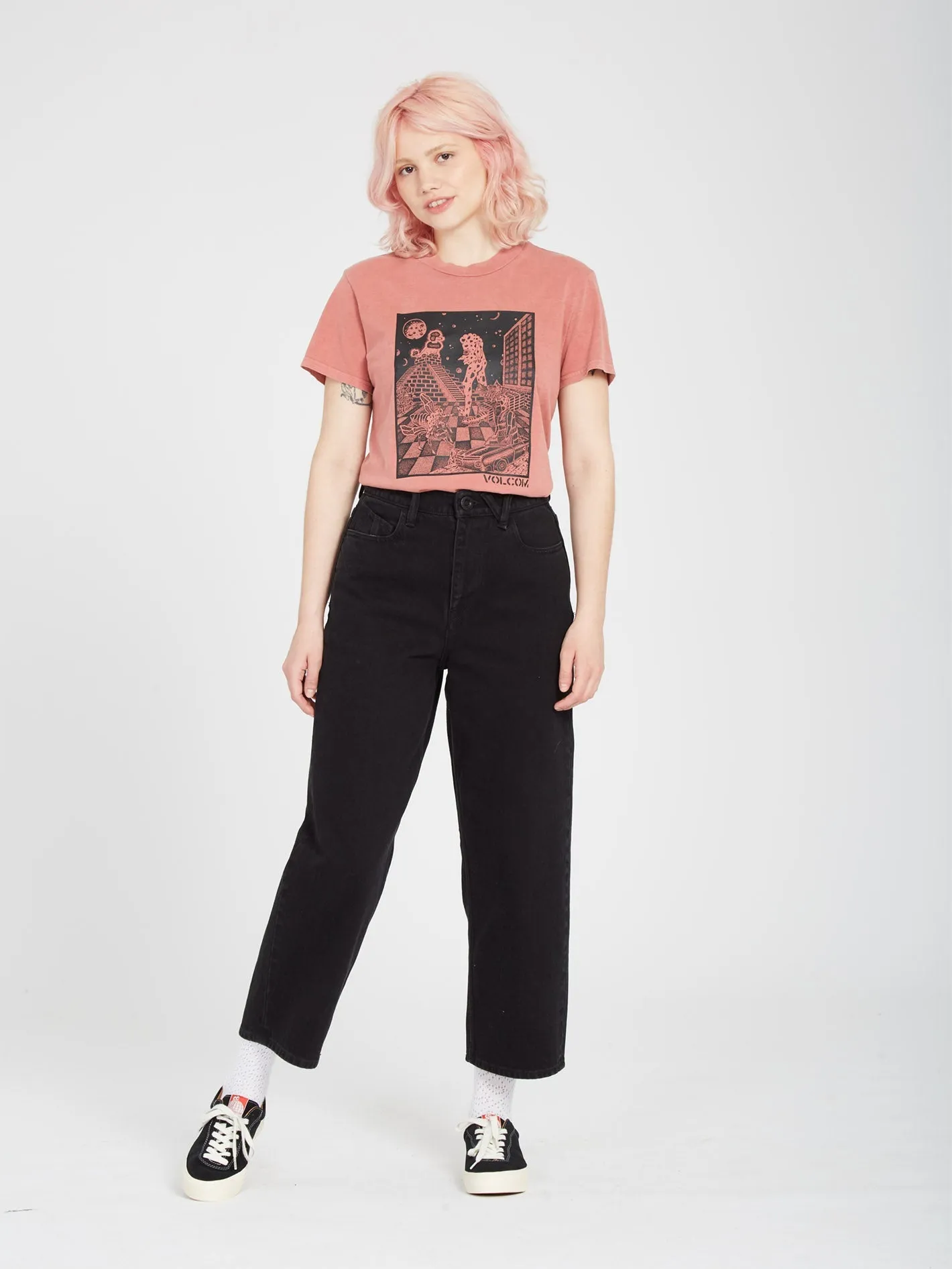 Volchedelic T-Shirt - ROSEWOOD